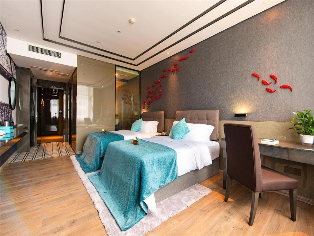 Xana Hotelle-Hotel Luzhou Baizitu Square Zewnętrze zdjęcie